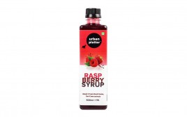 Urban Platter Raspberry Syrup   Plastic Bottle  500 millilitre